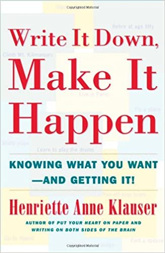 Henriette Anne Klauser - Write It Down, Make It Happen Audio Book Free